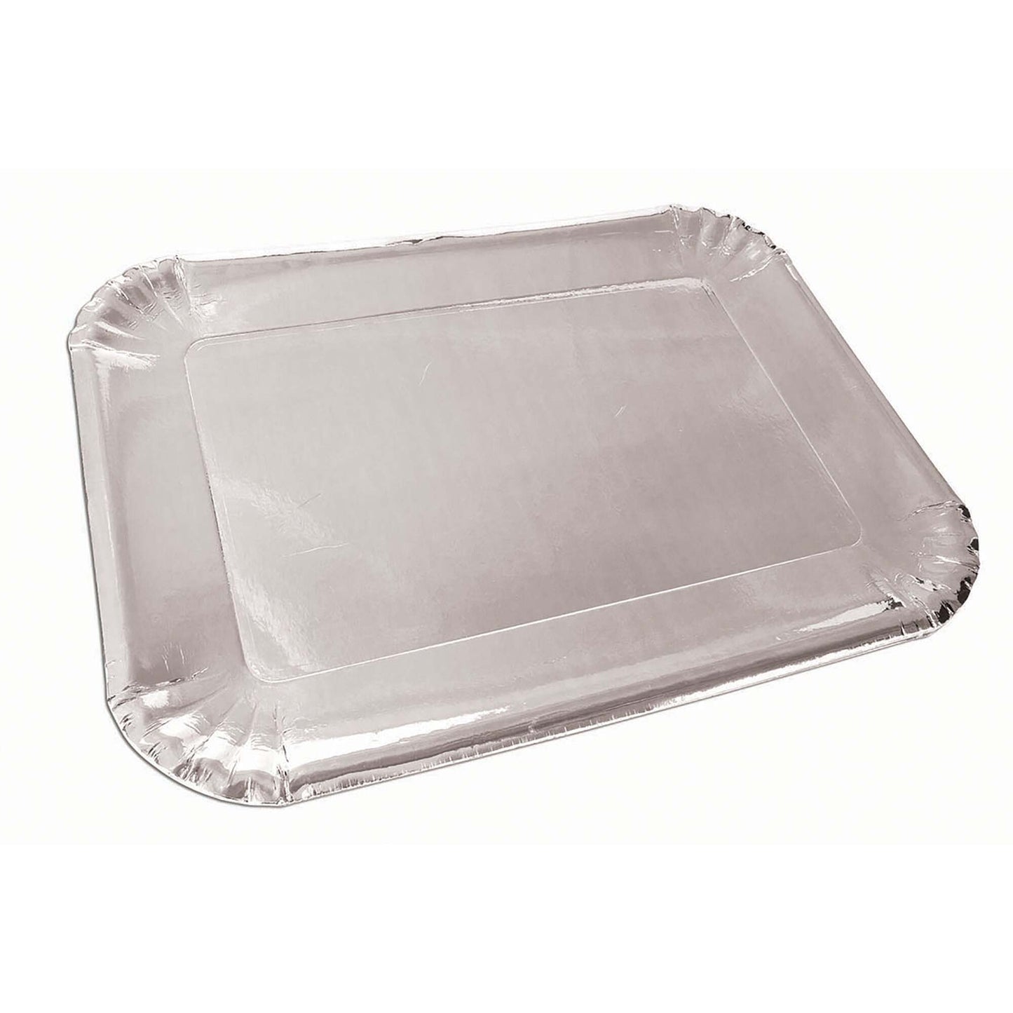 Silver Platters Paper 6 Pack 25cm X 16cm 1