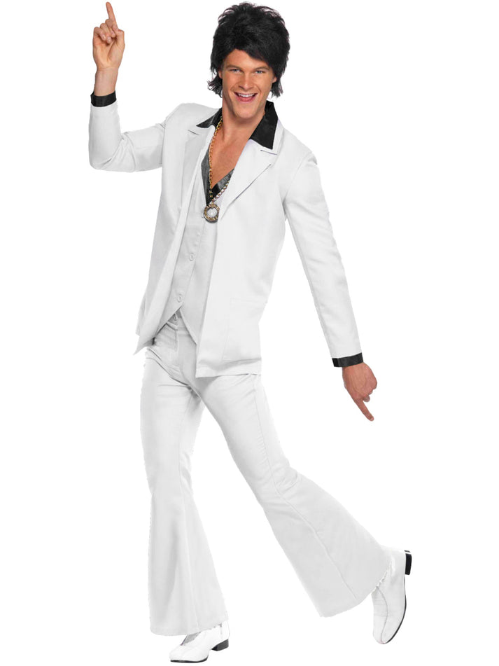 1970s White Disco Suit Adult Costume