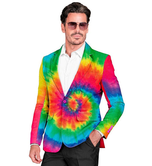 Neon Tie Dye Party Fashion Jacket Jacket