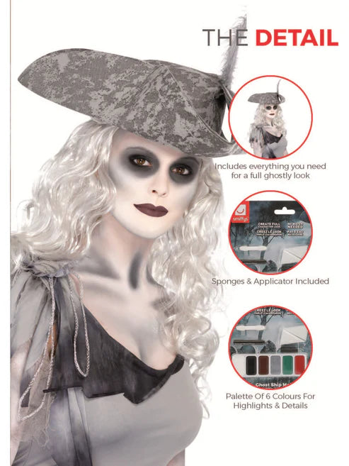 Ghost Ship Make Up Kit 6 Colours Halloween Face Paint