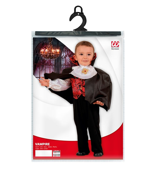 Vampire Shirt With Vest, Jabot, Pants, Cape With Collar