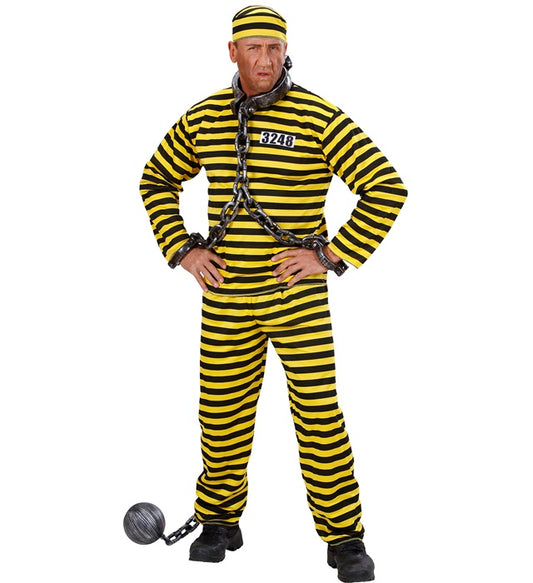 Convict Yellow/Black Coat, Pants, Hat