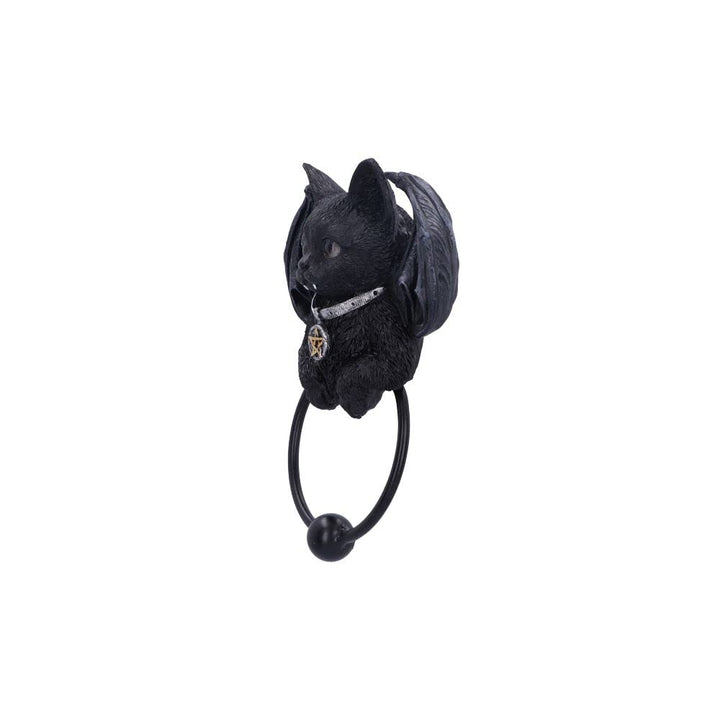 Vampuss Black Bat Cat Door Knocker 20cm