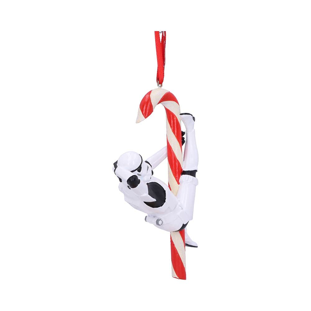 Stormtrooper Candy Cane Hanging Ornament 12cm Officially Licensed