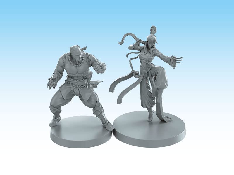 Sword & Sorcery: Genrju & Shakiko Hero Pack - White/Black Monk 2