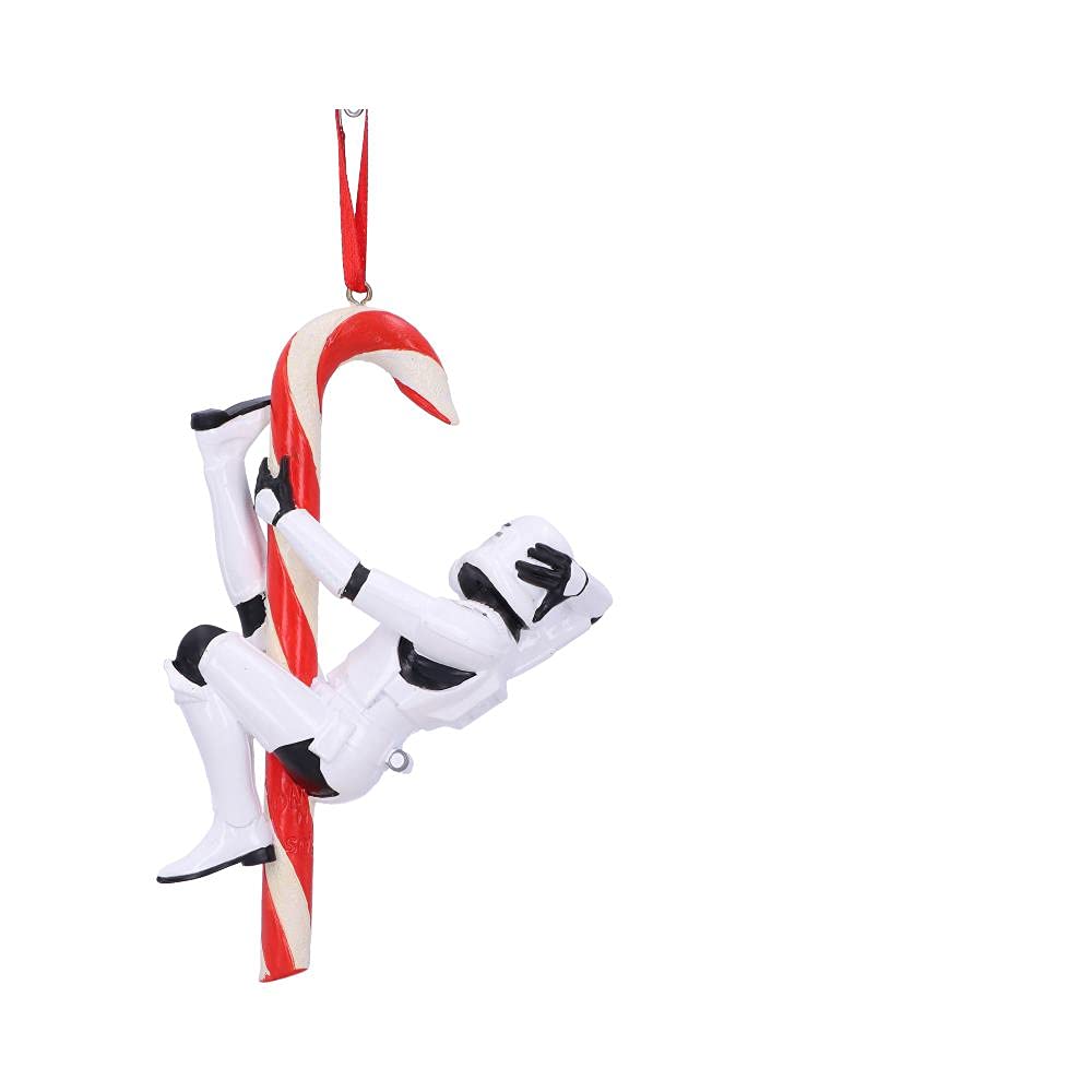 Stormtrooper Candy Cane Hanging Ornament 12cm Officially Licensed