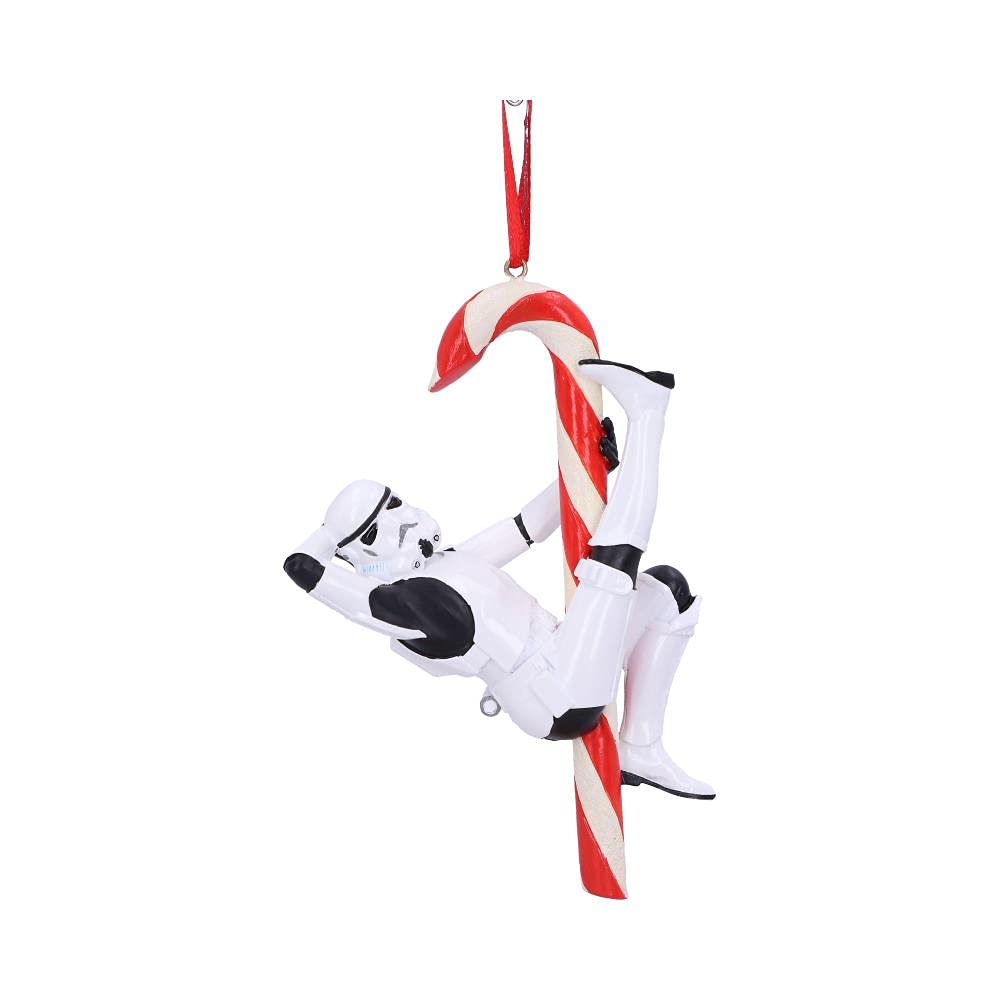 Stormtrooper Candy Cane Hanging Ornament 12cm Officially Licensed