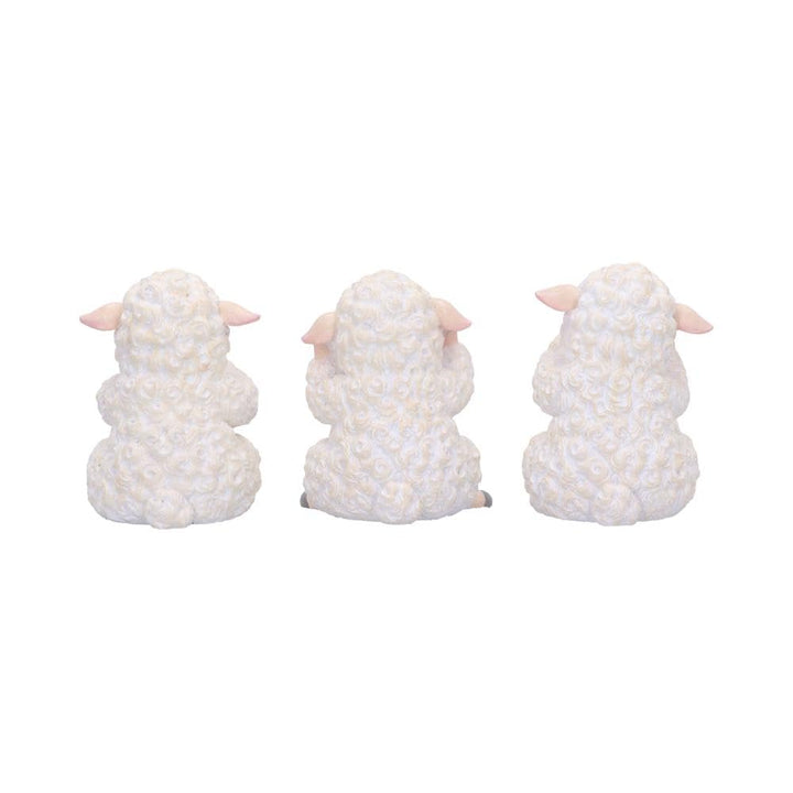 Three Wise Sheep Figurines by Nemesis Now 8.5cm