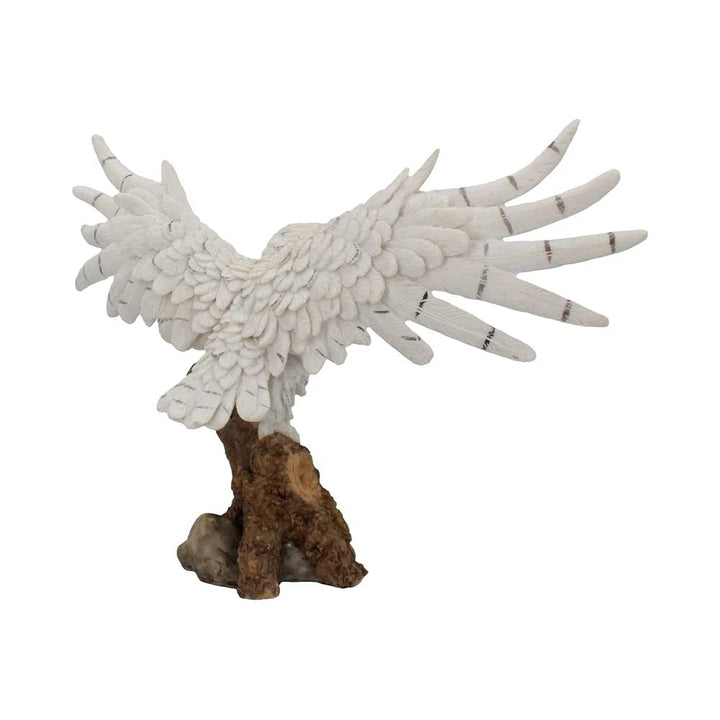 Snowy Rest Beautiful Owl Figure 38cm