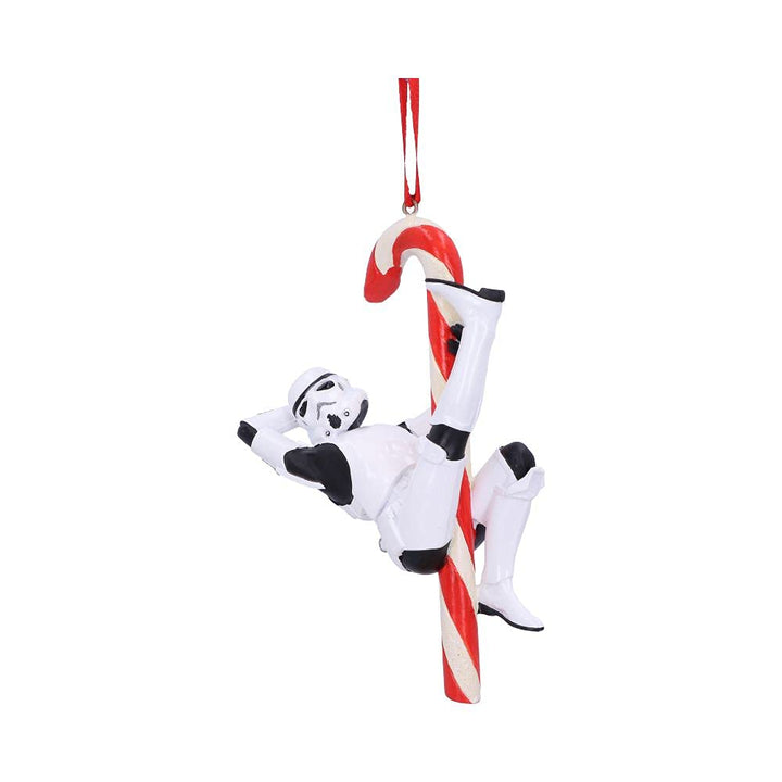 Stormtrooper Candy Cane Hanging Ornament 12cm Officially Licensed