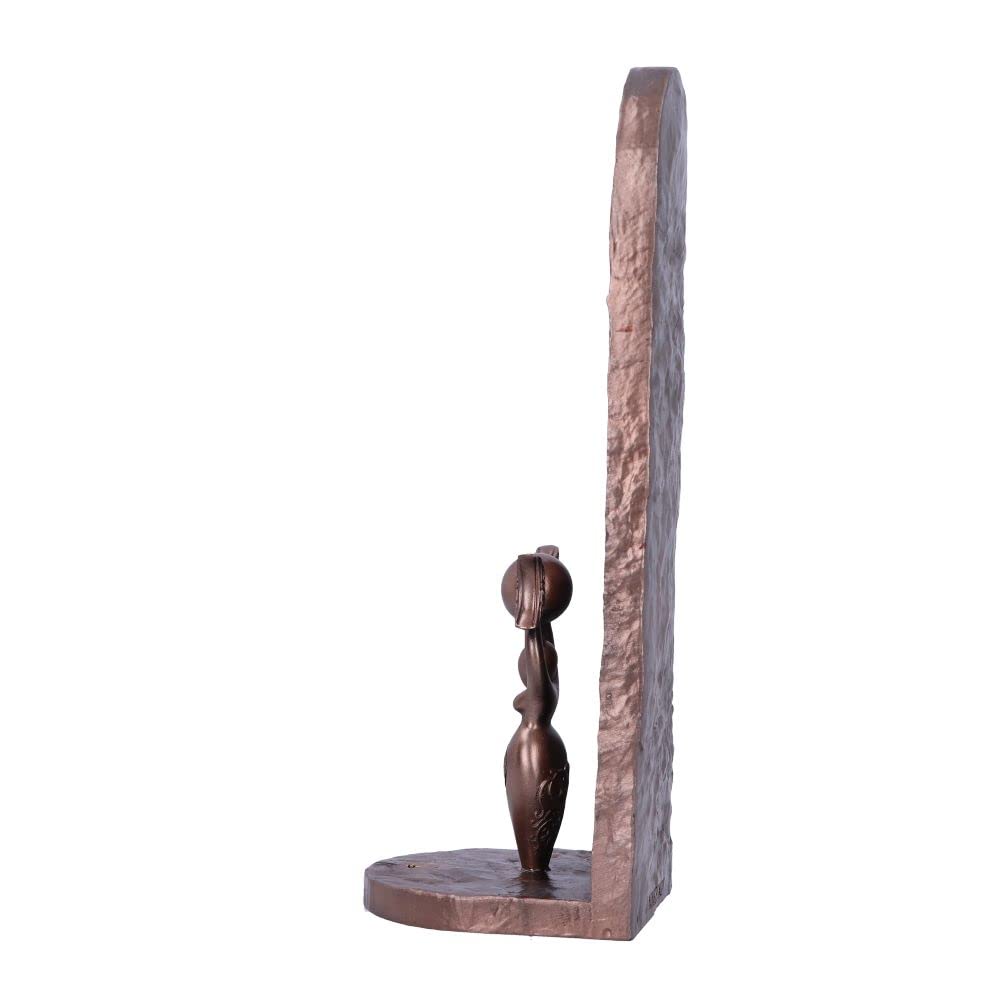 Exclusive Bronze Spiral Goddess Incense Holder 23.5cm