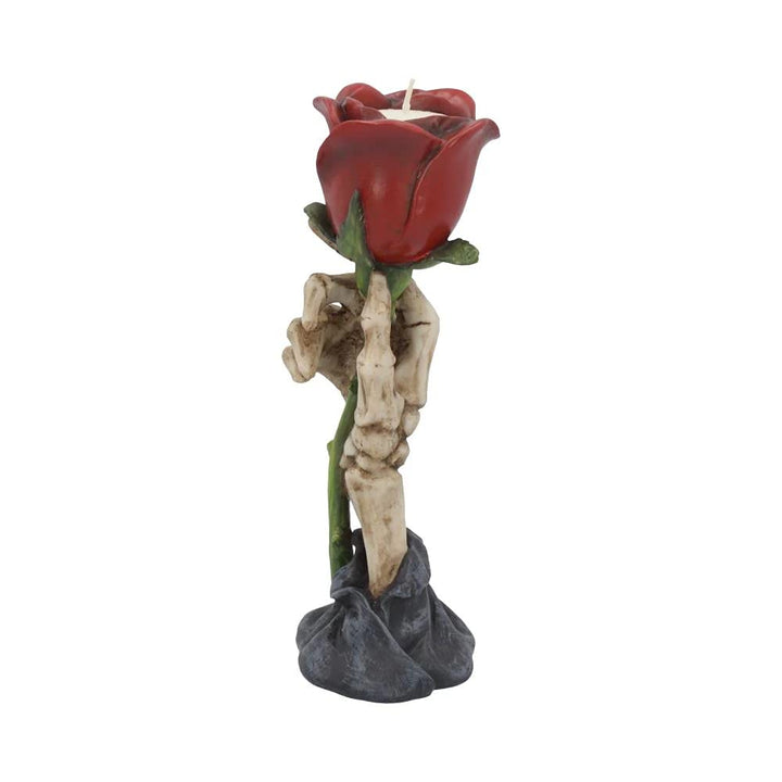 Eternal Flame Romantic Skeleton Hand Tealight Holder 20.5cm