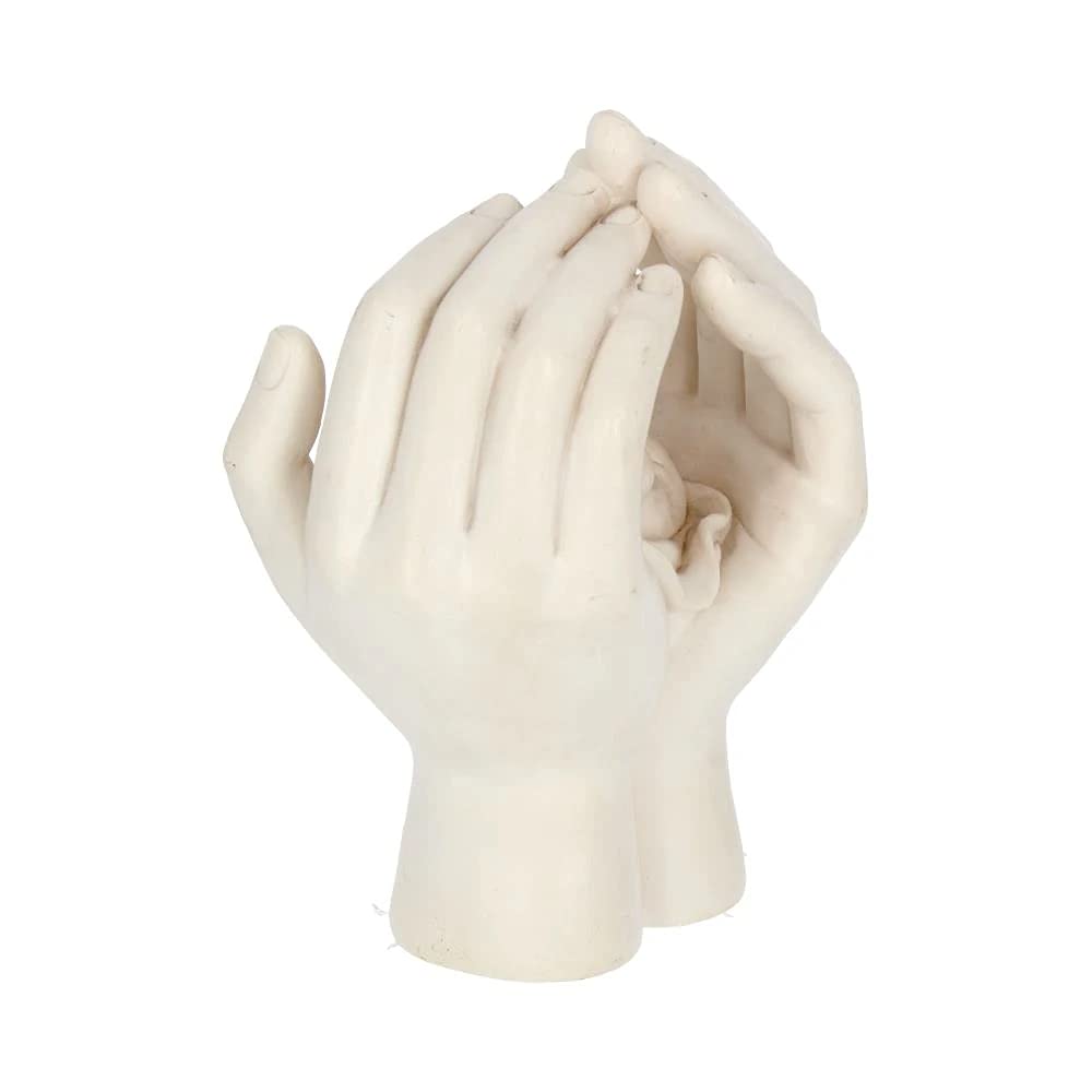 Large Shelter Baby in Cradled Hand Figurine 17.5cm