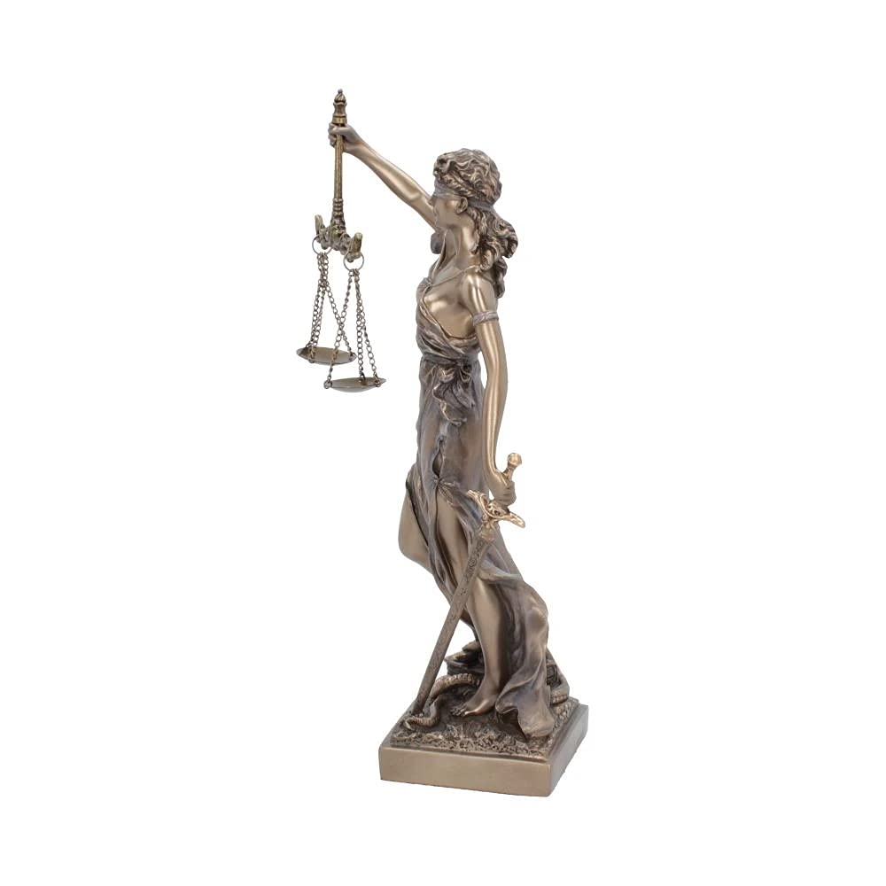 Bronzed La Justicia The Goddess of Divine Justice 33cm