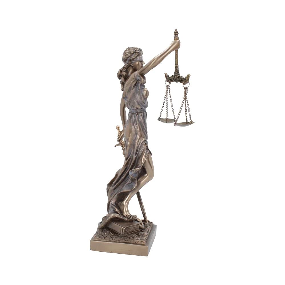 Bronzed La Justicia The Goddess of Divine Justice 33cm