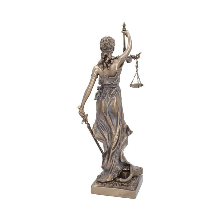 Bronzed La Justicia The Goddess of Divine Justice 33cm