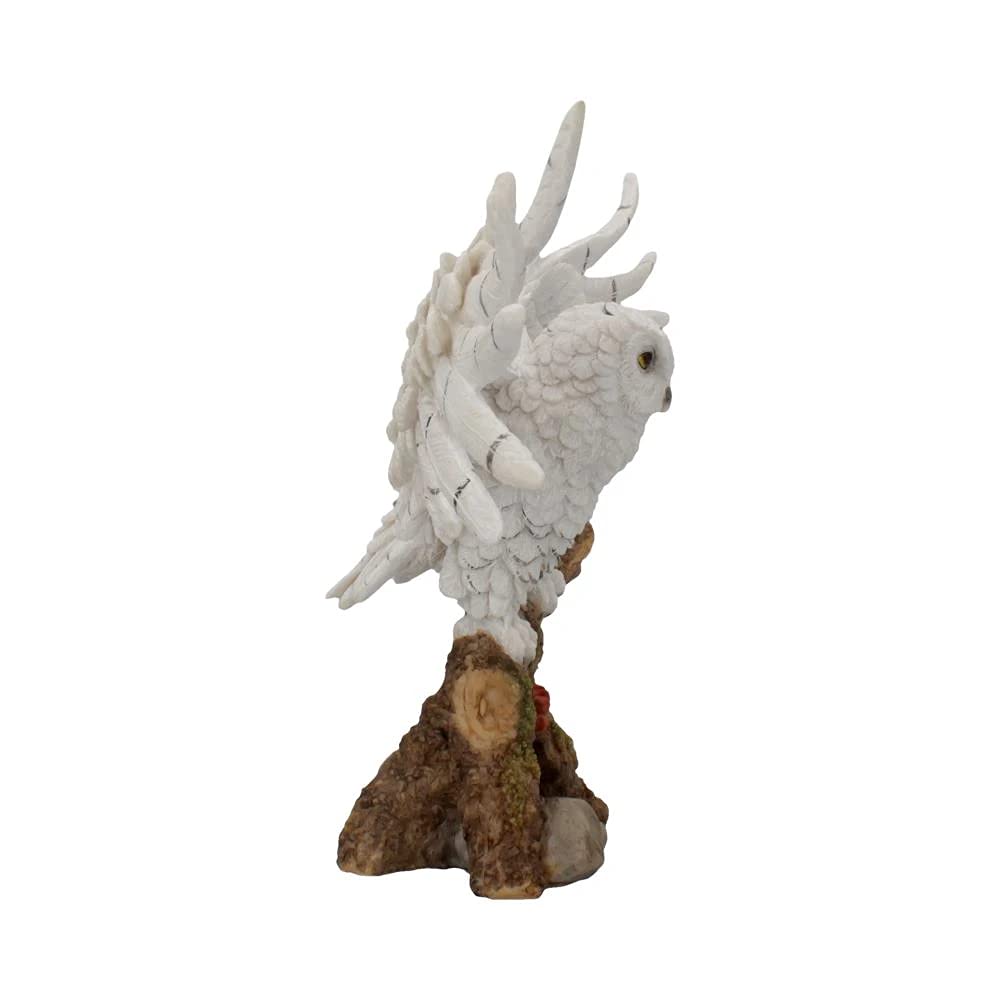 Snowy Rest Beautiful Owl Figure 38cm