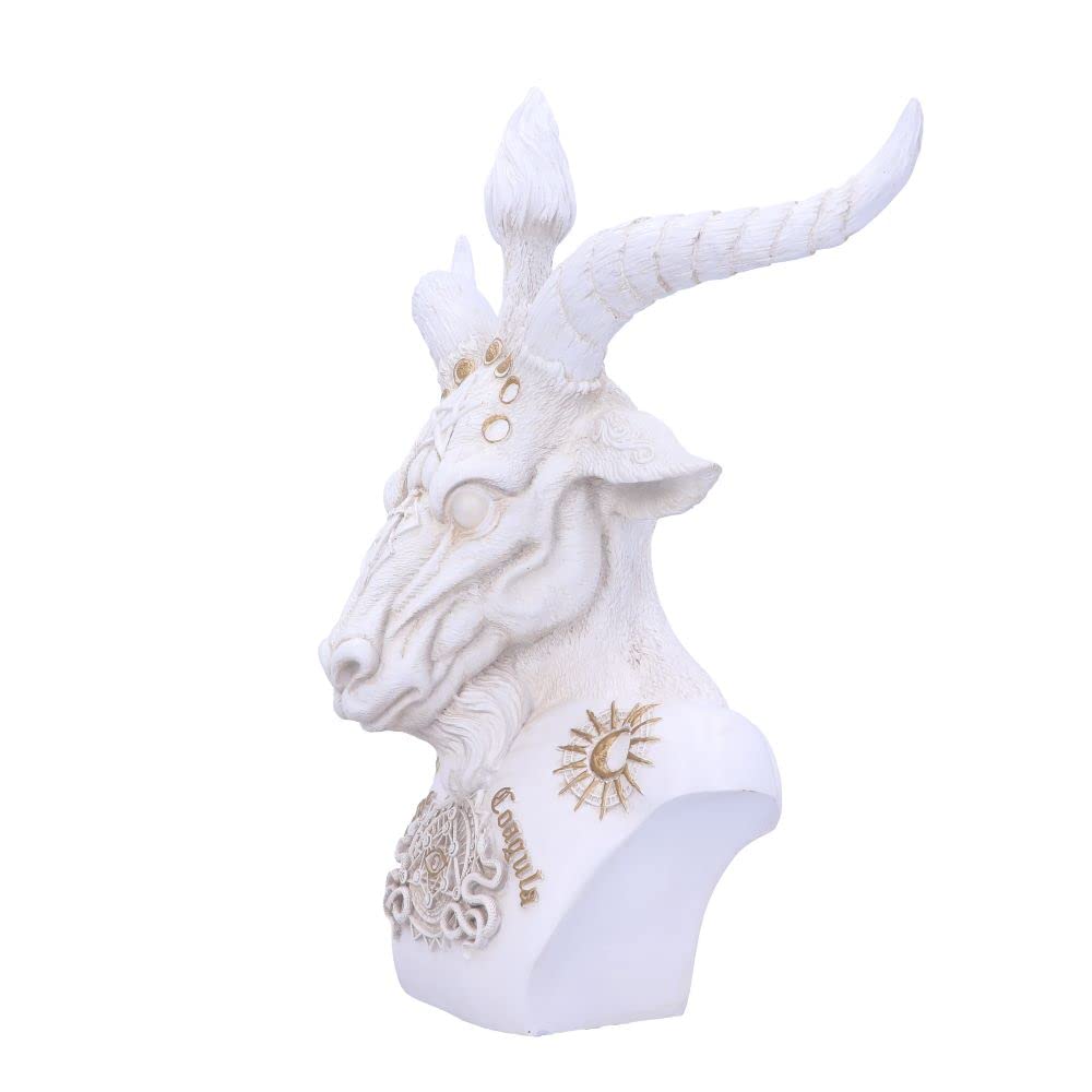 White Baphomet Bust 33.5cm