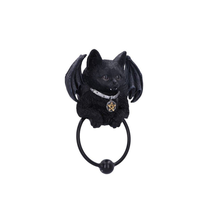 Vampuss Black Bat Cat Door Knocker 20cm