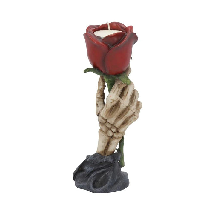 Eternal Flame Romantic Skeleton Hand Tealight Holder 20.5cm