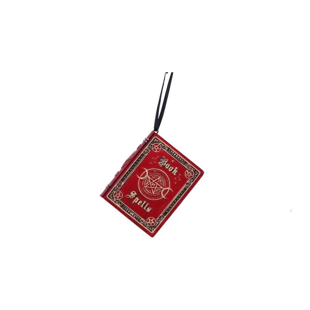 Red Book of Spells Hanging Ornament 7cm