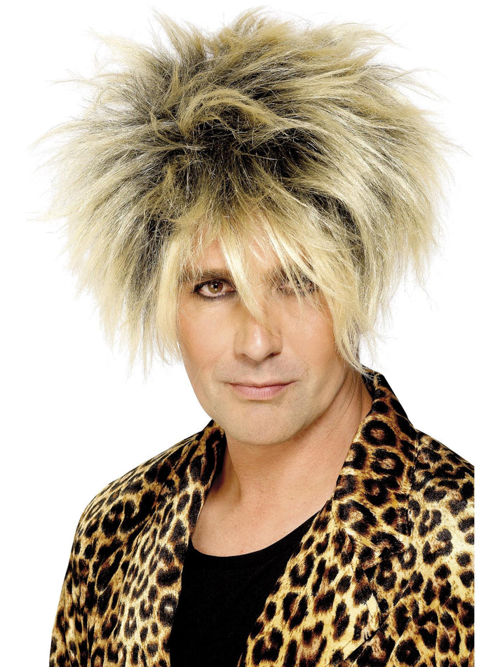 Wild Boy Wig Blonde 80s Boy Band Costume Hair