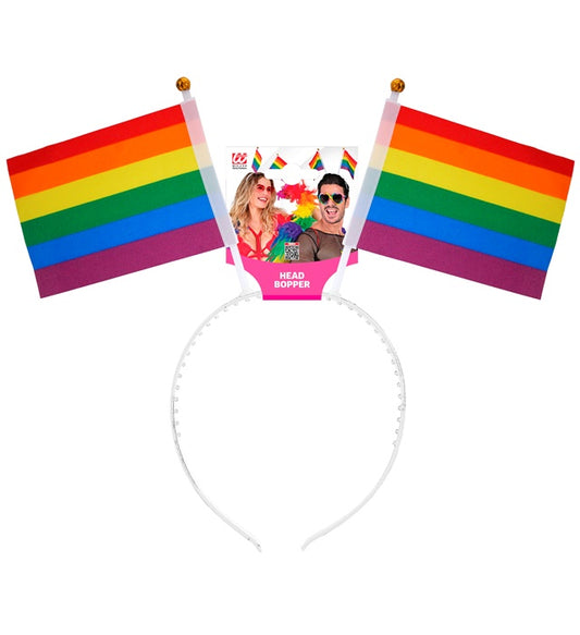 Rainbow Flags Head Bopper