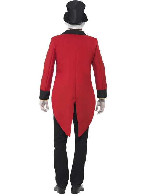 Sinister Ringmaster Costume Adult Red Black