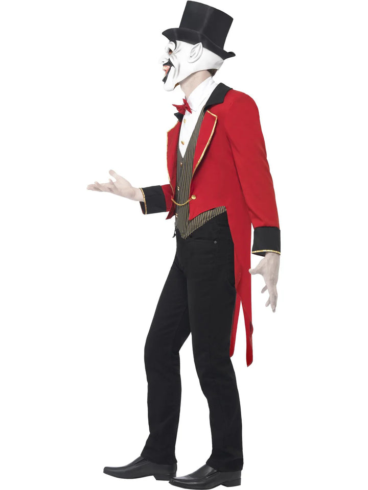 Sinister Ringmaster Costume Adult Red Black