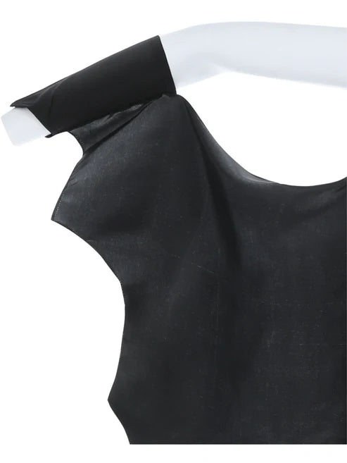 Kids Vampire Bat Wings Black High Collar with Attached Gloves Velcro Neck