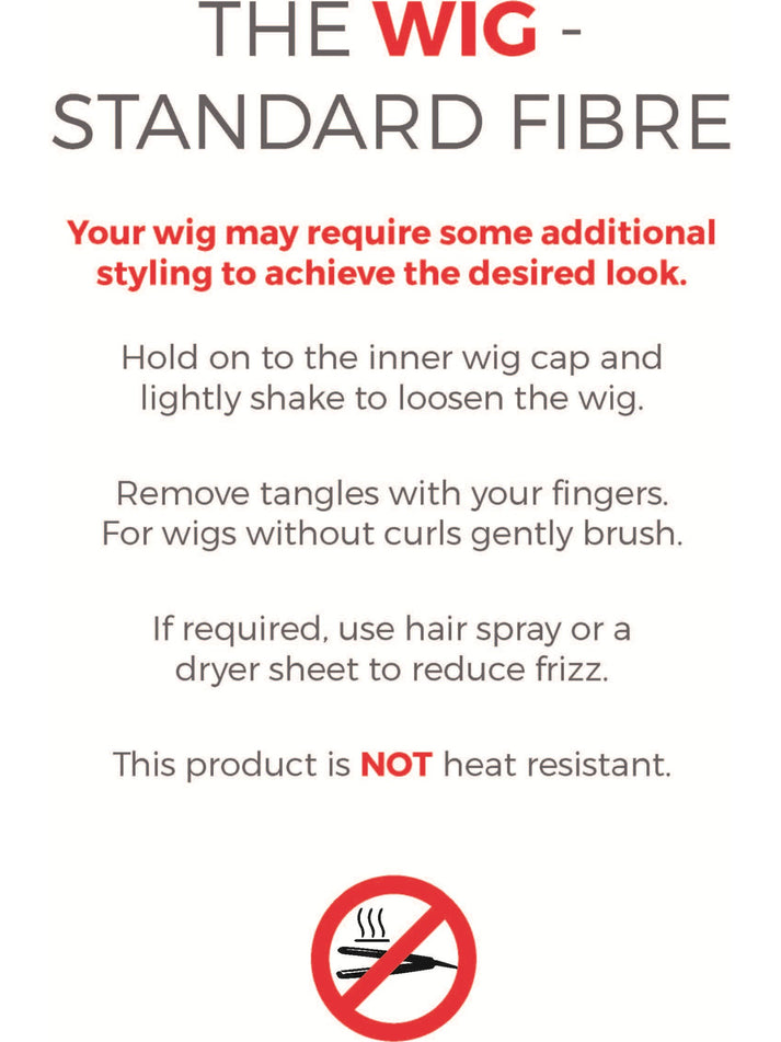 Siren Wig Adult Curly Long Silver Fringed Costume Hair