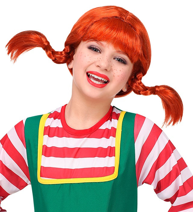 Playful Girl Wig With Bendable Plaits - In Polybag