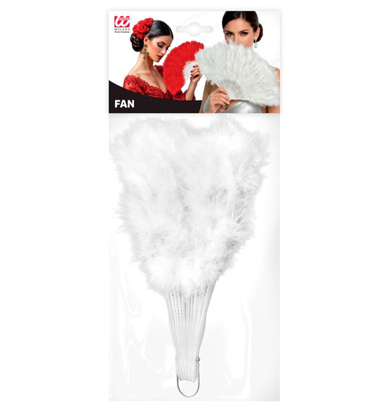 Feather Fan White