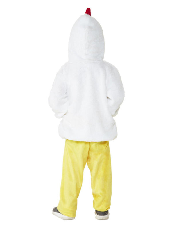 Toddler Chicken Costume White Jumpsuit