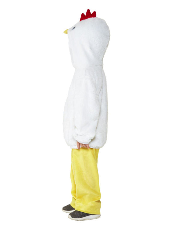 Toddler Chicken Costume White Jumpsuit