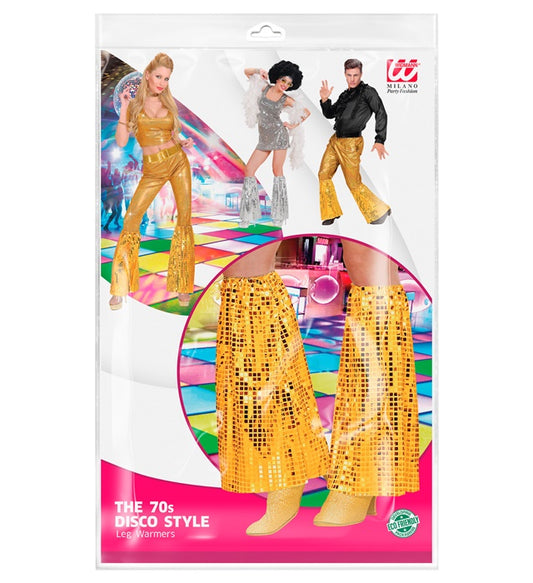 The 70S Disco Style Gold Sequin Leg Warmers