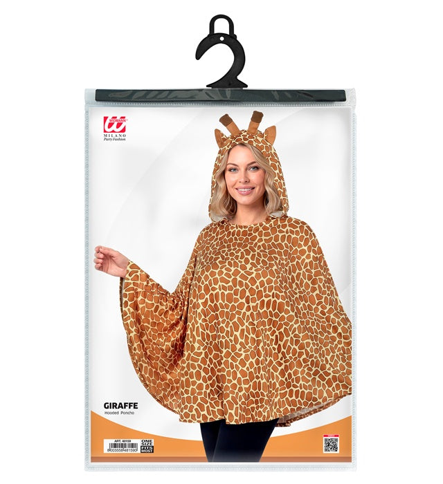 Giraffe Hooded Poncho