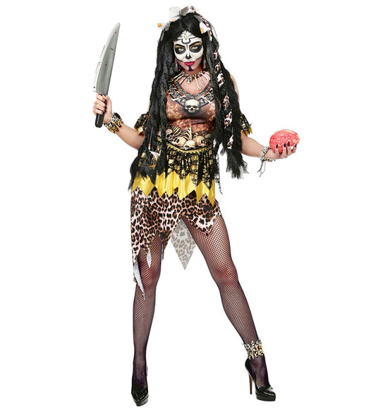 Voodoo Priestess Dress, Cuffs, Headband