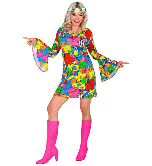 The 60S Fashion - Flower Power” Dress