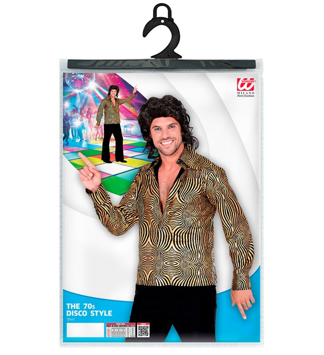 The 70S Disco Style - Golden Waves Shirt