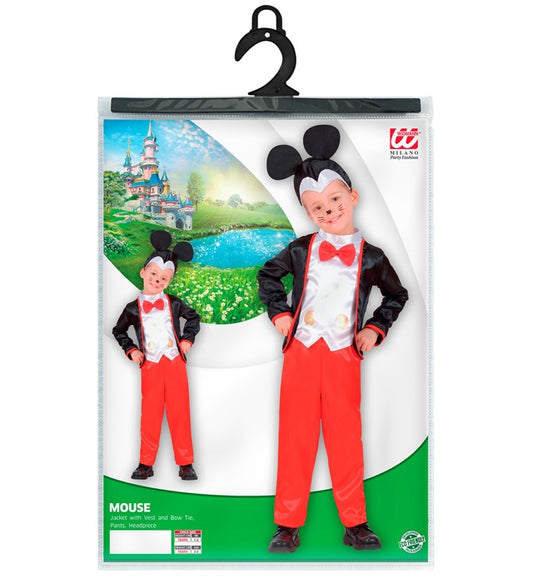 Mouse Boy Jacket With Vest And Bowtie, Pants, Headpiece