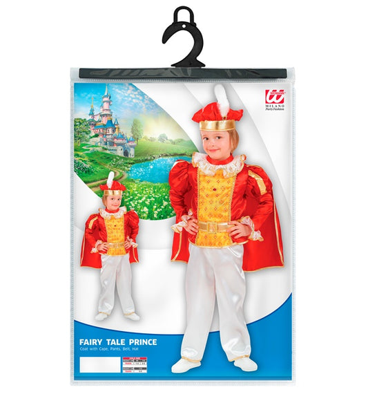 Fairy Tale Prince Coat With Cape, Pants, Belt, Hat
