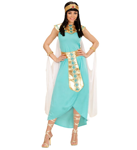 Egyptian Queen Dress, Belt, Collar, Cuffs, Headpiece, Cape