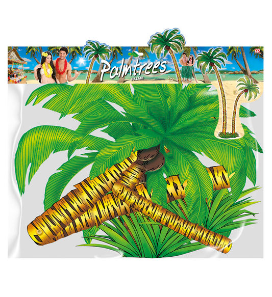 Set Of 2 Palmtrees H 180 And 116 Cm