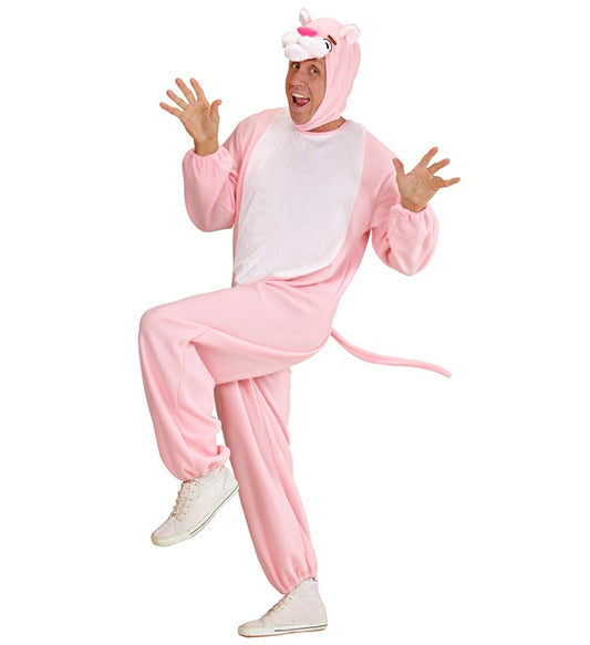 Funny Panther Jumpsuit, Headpiece With Mask