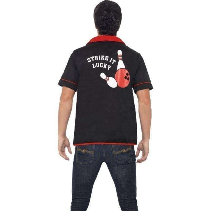 50s Bowling Shirt Adult Black_2