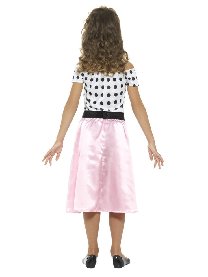 50s Poodle Girl Costume Kids Pink_4