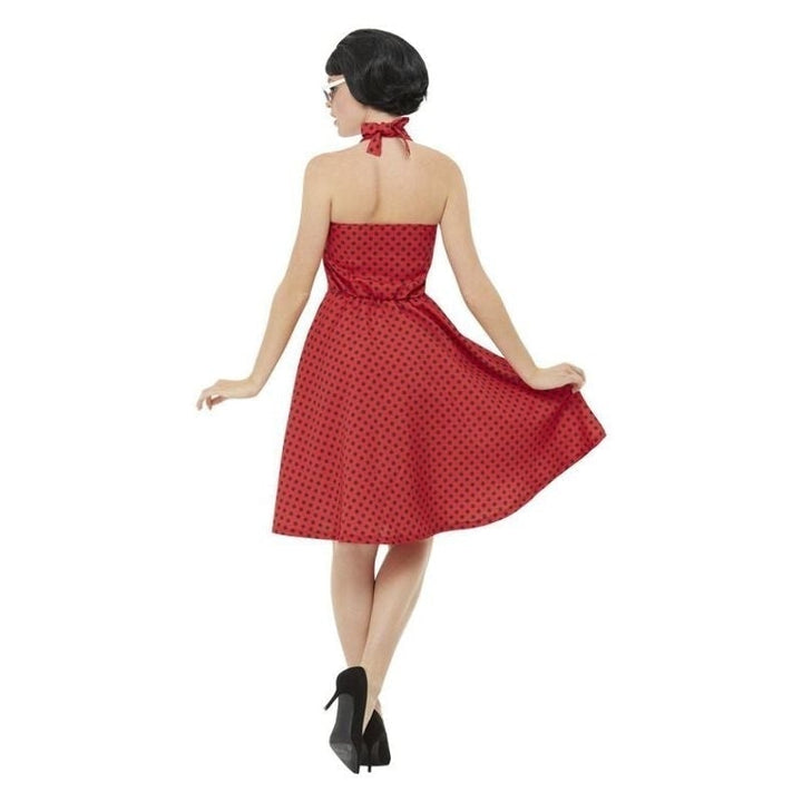 50s Rockabilly Pin Up Costume Adult Red_2