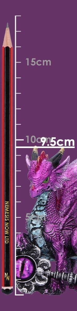 Keeper of the Key Purple a Mystical Dragon Guardian Figurine 9.5cm