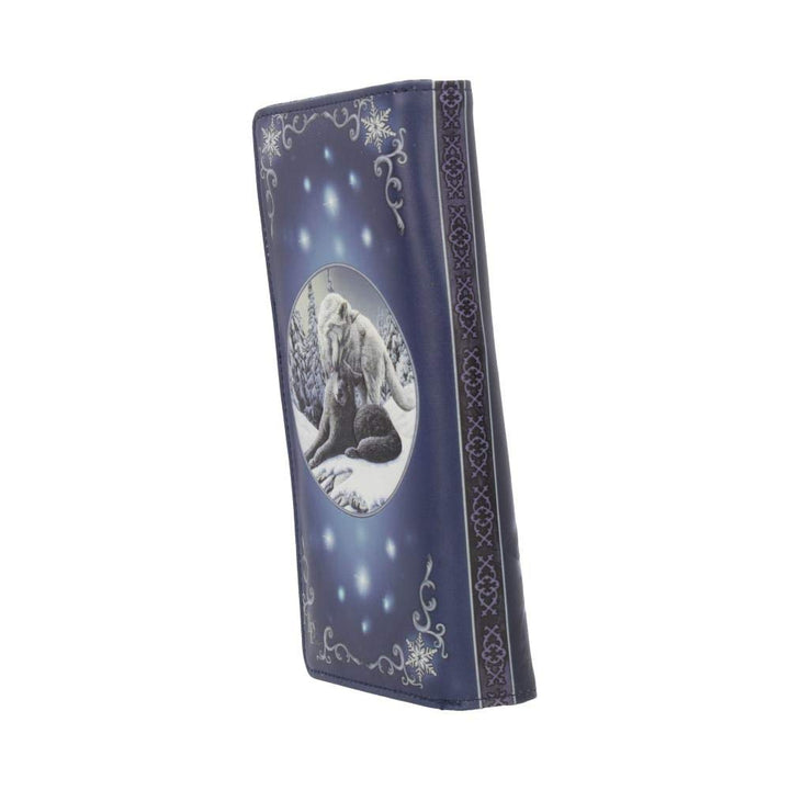 Lisa Parker Snow Kisses Wolf Embossed Purse 18.5cm